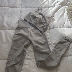 Gymshark Flex Set light gray/blue